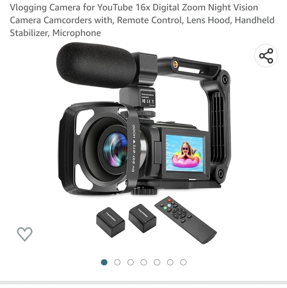 4K Video Camera Camcorder Ultra HD 48MP 60FPS WiFi Vlogging Camera for YouTube 1